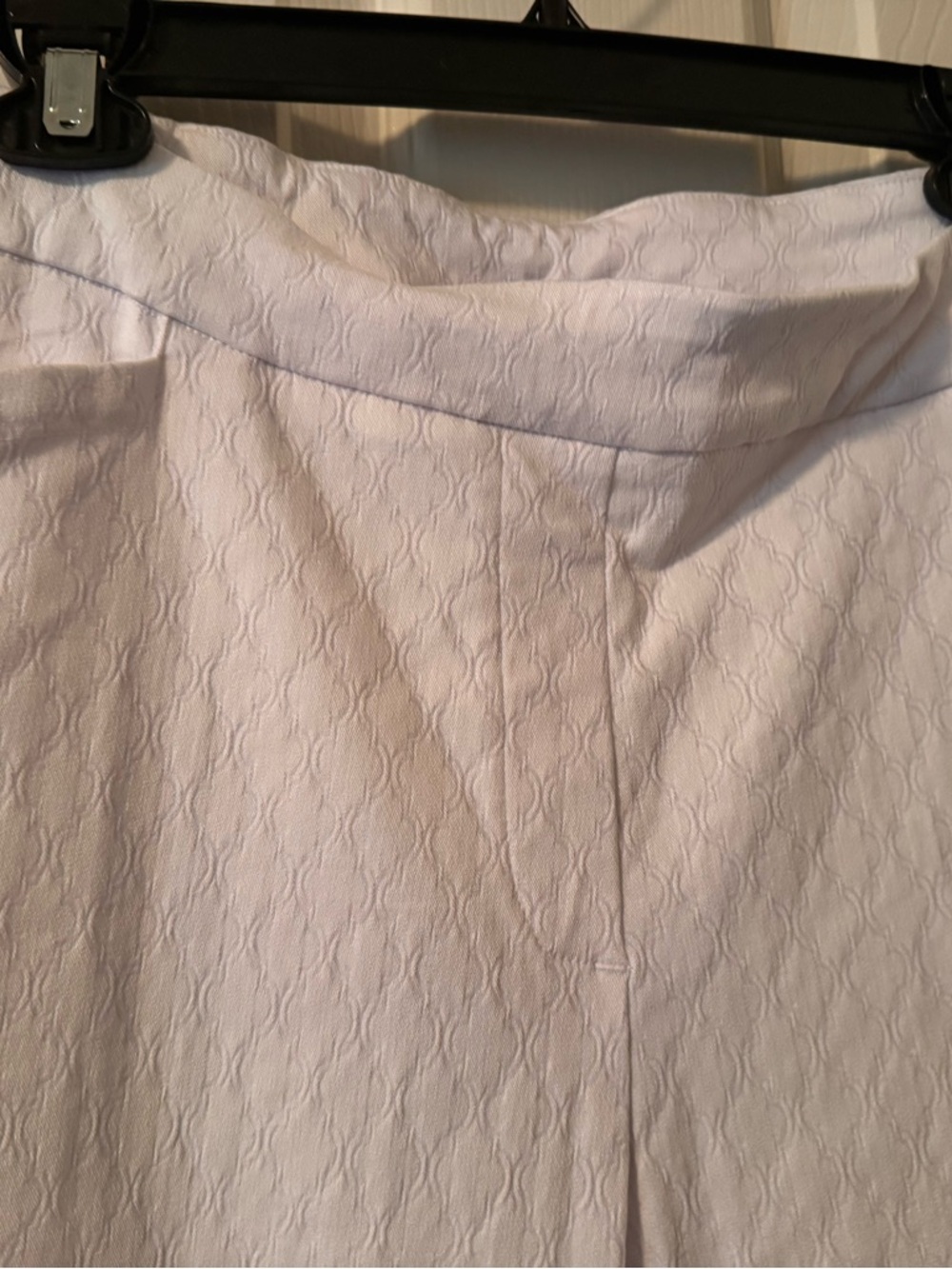 NWT Tribal from Stitch Fix White Quilted Cropped Pants-sz 14 - Picture 4 of 6